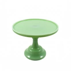 Mosser Glass Jade Milk Glass Cake Stand 8 Mosser Glass Jade Milk Glass Cake Stand -Sous Chef Kitchenware mosser glass 10 cake stand in jade