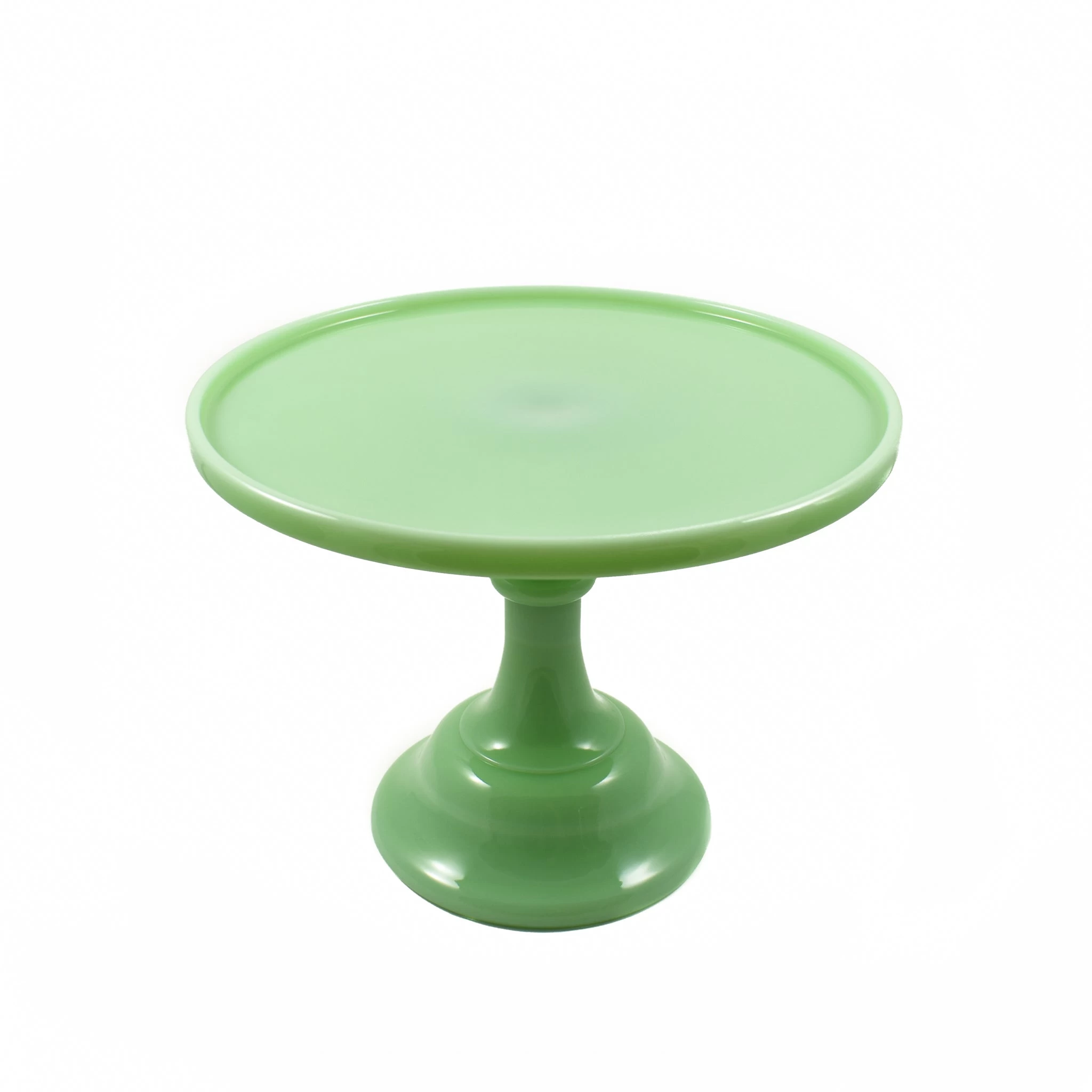 Mosser Glass Jade Milk Glass Cake Stand 3 Mosser Glass Jade Milk Glass Cake Stand - Image 3