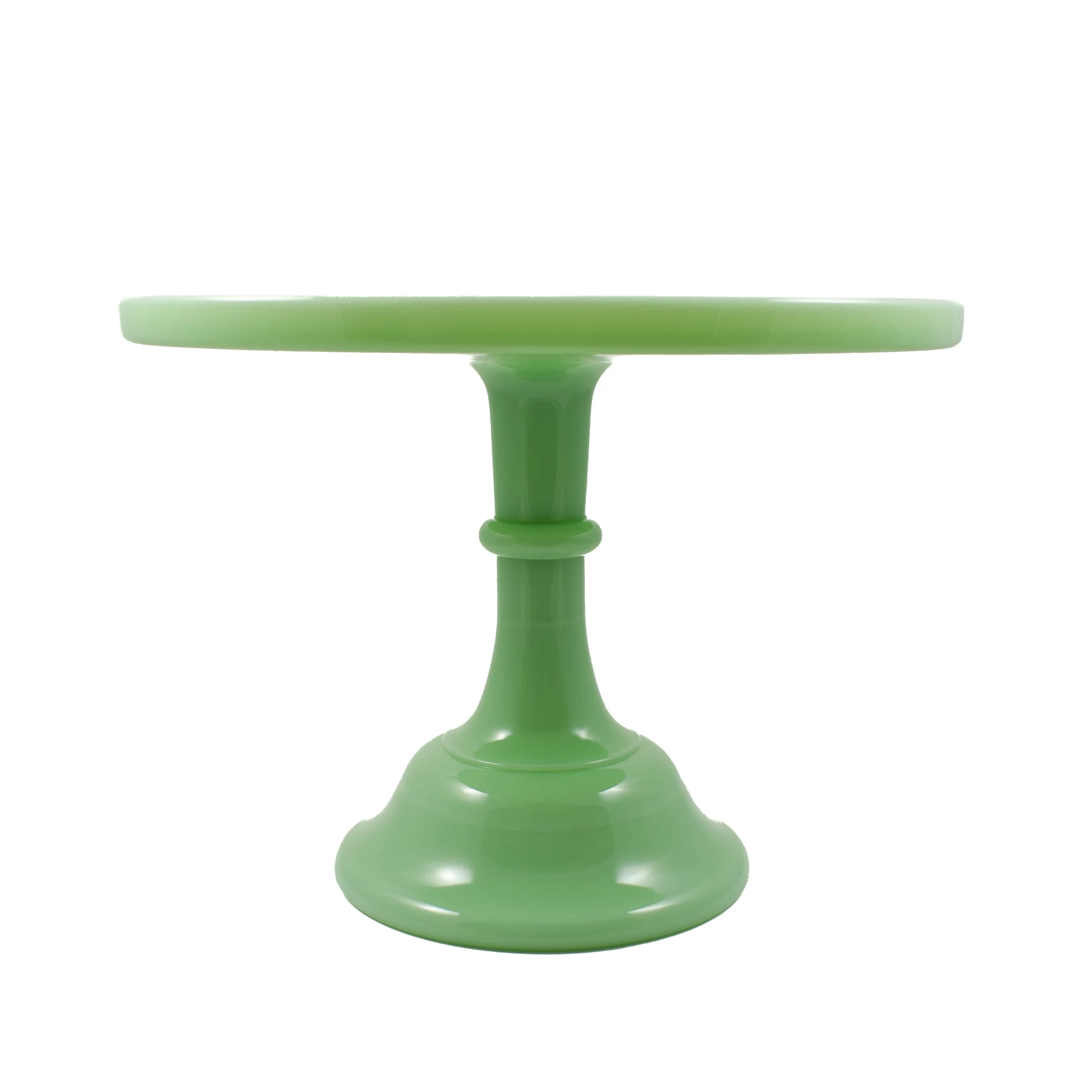 Mosser Glass Jade Milk Glass Cake Stand 2 Mosser Glass Jade Milk Glass Cake Stand - Image 2