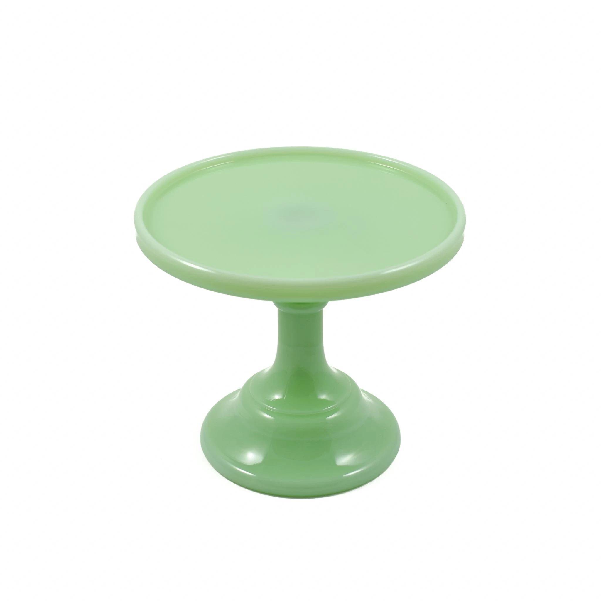 Mosser Glass Jade Milk Glass Cake Stand 4 Mosser Glass Jade Milk Glass Cake Stand - Image 4