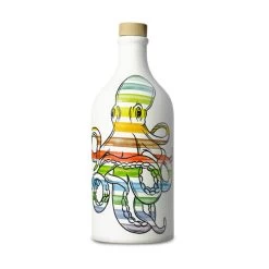 Frantoio Muraglia Intense Fruity Extra Virgin Olive Oil In Octopus Terracotta Bottle 500ml
