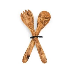 Olive Wood Salad Server Set 30cm
