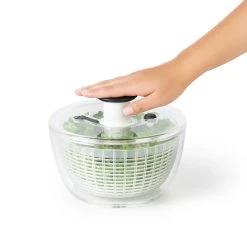OXO Good Grips Little Salad & Herb Spinner 4.0 7 OXO Good Grips Little Salad & Herb Spinner 4.0 -Sous Chef Kitchenware oxo little salad and herb spinner 4 0 4