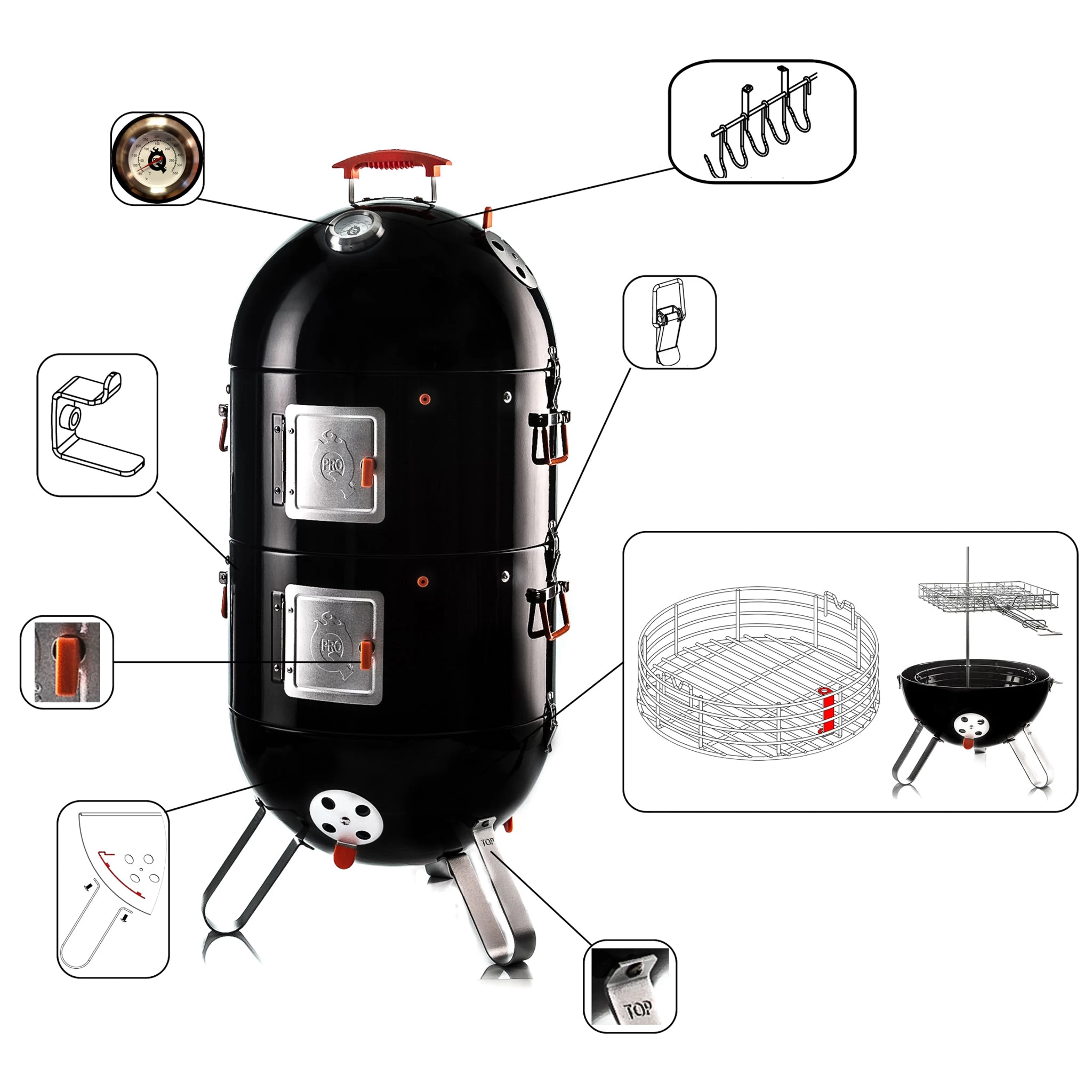 ProQ Ranger Elite BBQ Smoker 6 ProQ Ranger Elite BBQ Smoker - Image 6