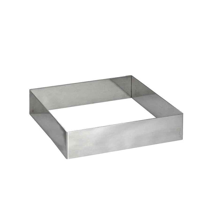 De Buyer Stainless Steel Square Pastry Ring 20cm 1 De Buyer Stainless Steel Square Pastry Ring 20cm