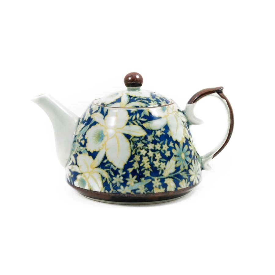 Suisen Blue Japanese Teapot 2 Suisen Blue Japanese Teapot - Image 2