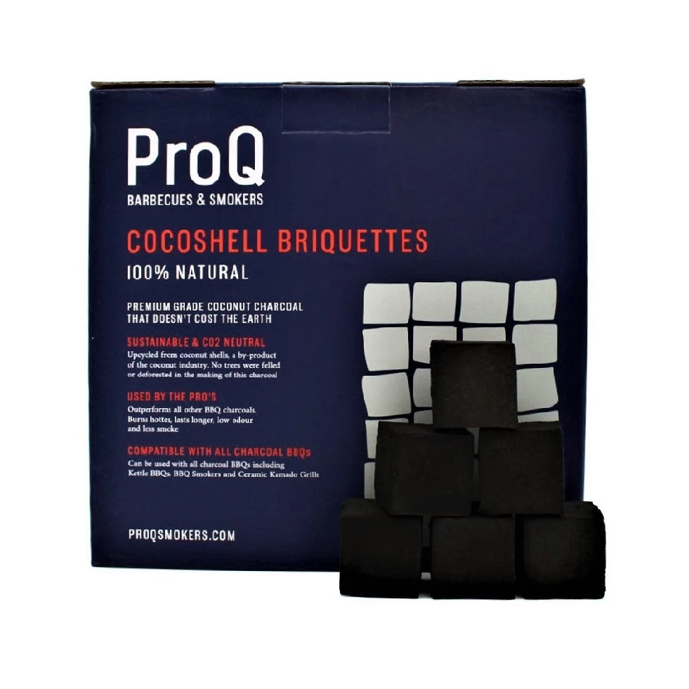 ProQ Cocoshell Briquettes 10kg 1 ProQ Cocoshell Briquettes 10kg