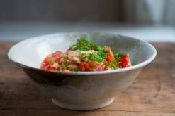 Small Yukishino Ramen Bowl 11 Small Yukishino Ramen Bowl -Sous Chef Kitchenware yukishino ramen bowl stir fried eggs tomatoes bowl