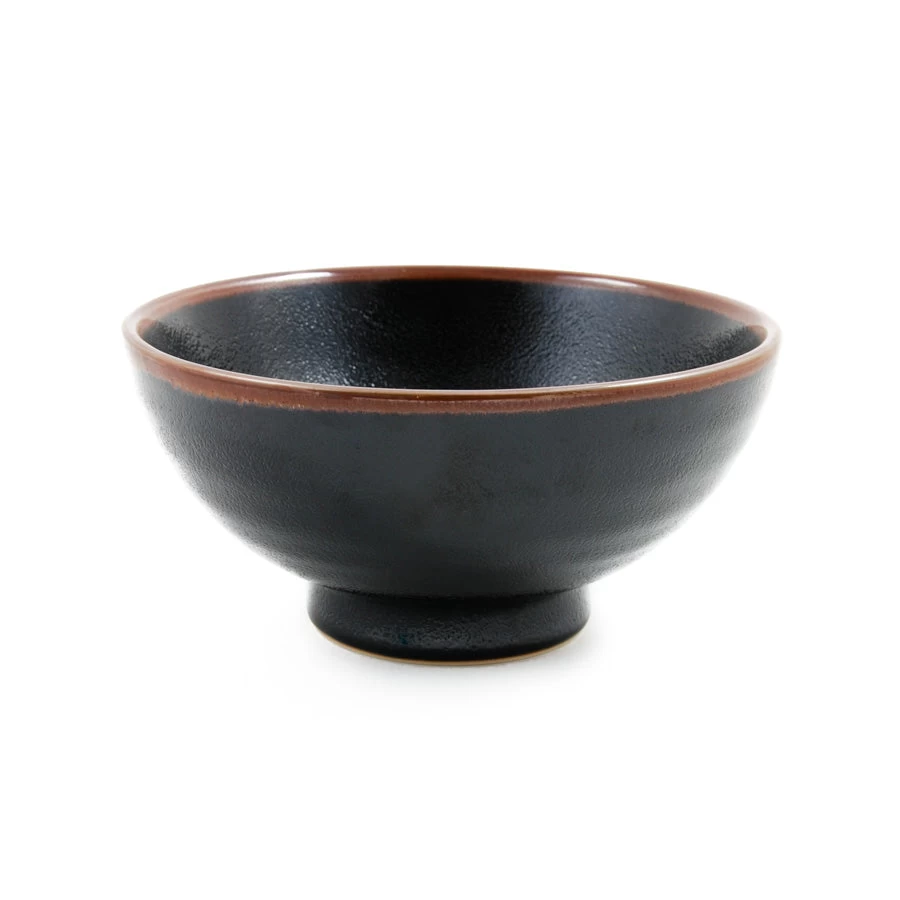 Black Stoneware Ramen Bowl 1 Black Stoneware Ramen Bowl