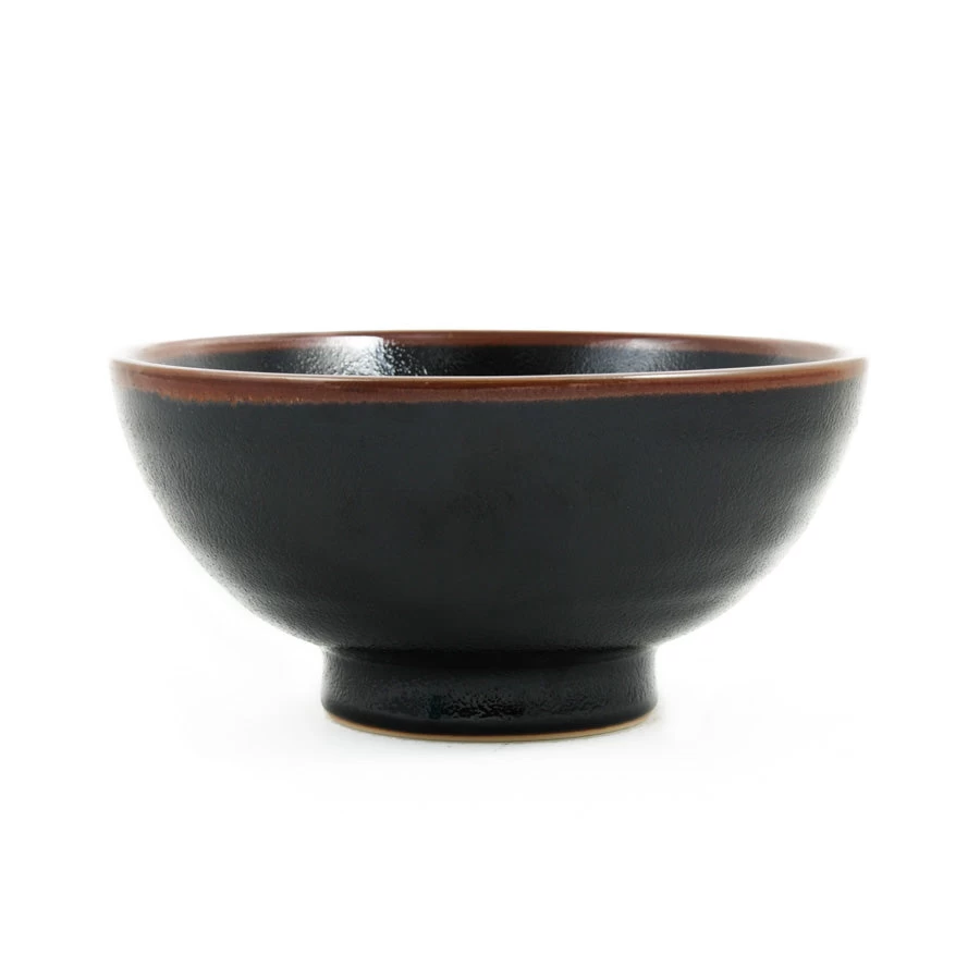 Black Stoneware Ramen Bowl 2 Black Stoneware Ramen Bowl - Image 2